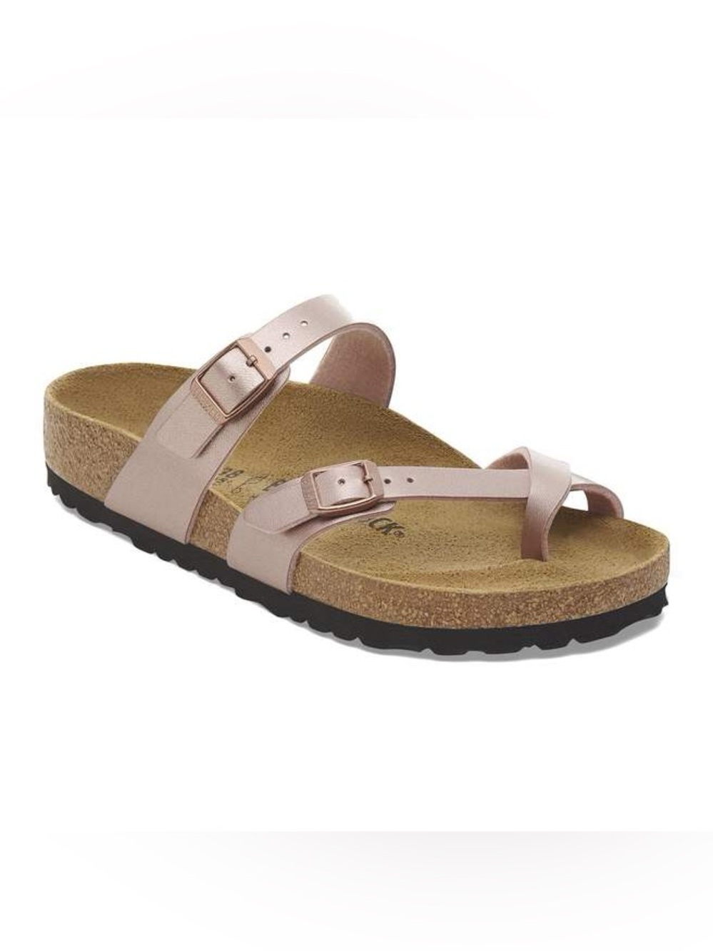Birkenstock Mayari Birko-Flor Sandal in Copper Size 41 US 10 NWOB